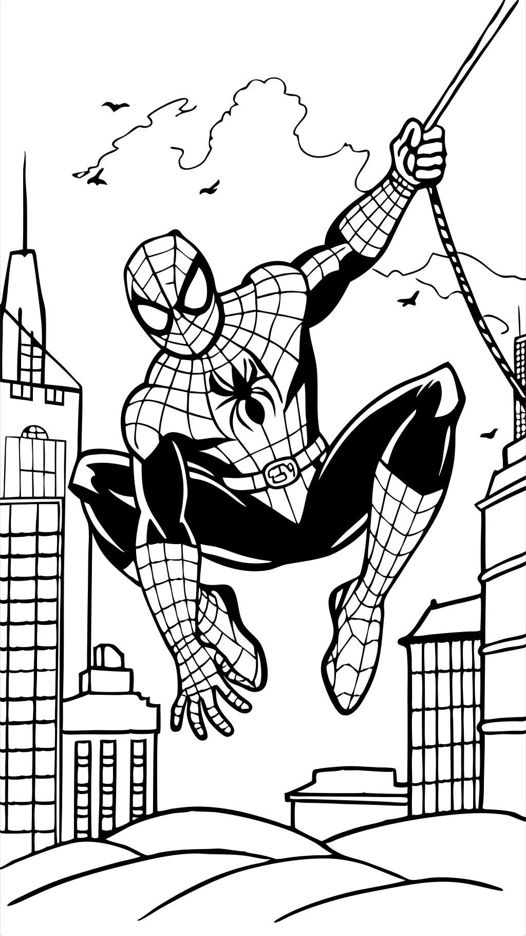 coloriages de Spiderman